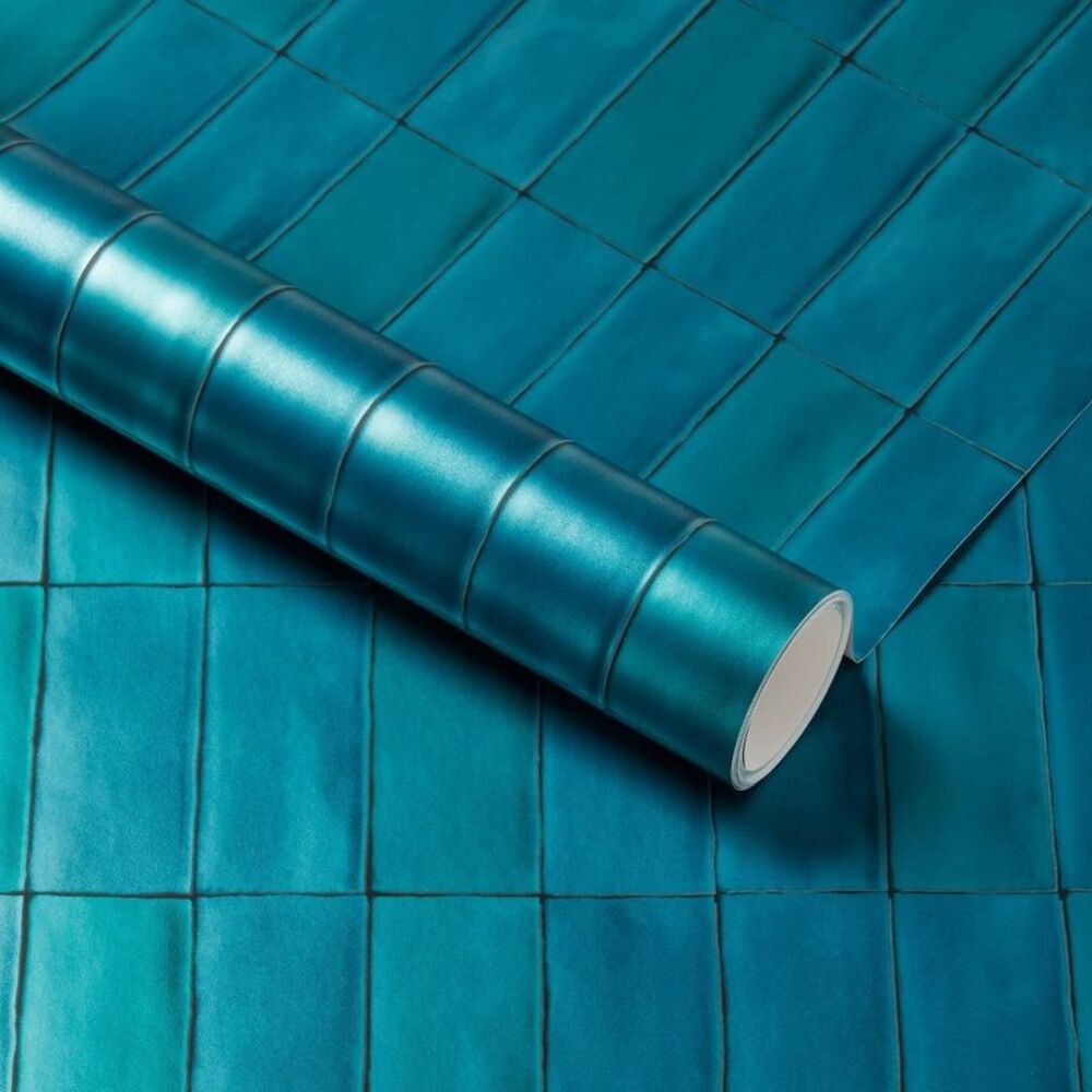 Threshold - Artisan Tile Wallpaper Peacock Pearl - Threshold Pearl